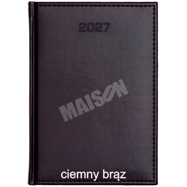 Kalendarz Nebraska dzienny A5 2027 z grawerem
